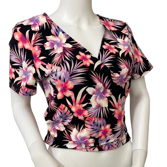 PINK Victoria's Secret Tropical Top, Cover up, Wrap Tie, NWOT, Ladies Large - Picture 1 of 5